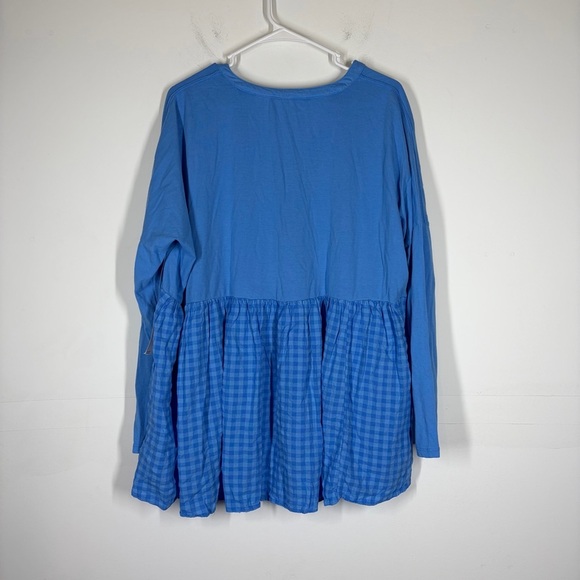 NWT Anthropologie Pilcro Babydoll Gingham Top Size Small - Picture 5 of 11